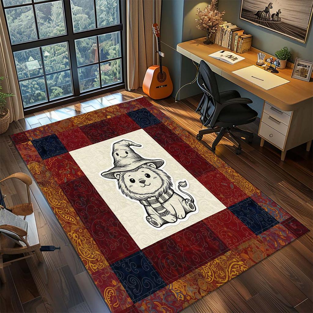 Harry Potter Magic Owl Anime Rug Carpet Large Area Rug Non Slip Washable Floor Mat Gamer Room Bedroom Home Decor -QJY
