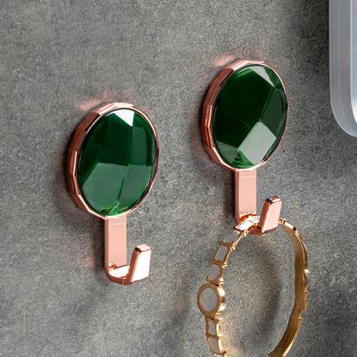 Multifunktions-Wandhaken, selbstklebend, luxuriöser Handtuchhalter für Tür, Schlüssel, Kleiderbügel, Küche, Badezimmer, Aufbewahrungsregal, Wohnaccessoire