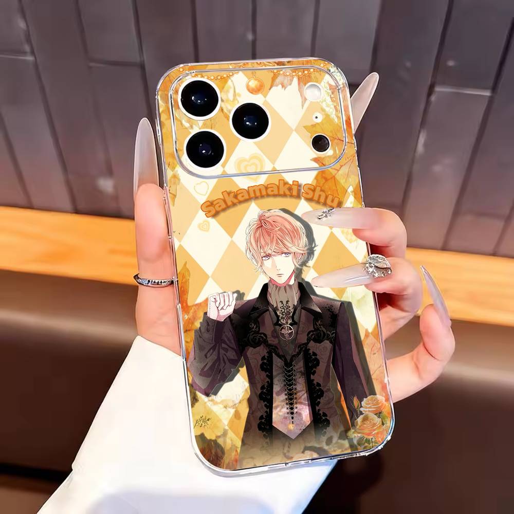 Diabolik Lovers Phone Case For iPhone17,16,15,14,13,12,11 Plus,Pro Max Soft Transparent Cover