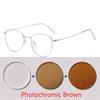 Classic Round Women's Metal Frame Optical Eyeglasses Anti Blue Light Computer Oval Eyeglasses Diopter 0 -1.0 -2.0 To -6.0
