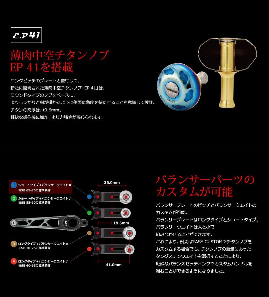 LIVRE 7148 SB Shimano Gunmetal Blue 65-70 Right-Handed +
