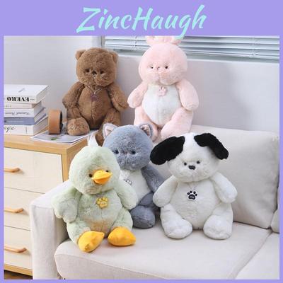 Süßes Teddybär- und Hasen-Kissen für Kinder Plüschtier zum Schlafen und Trösten