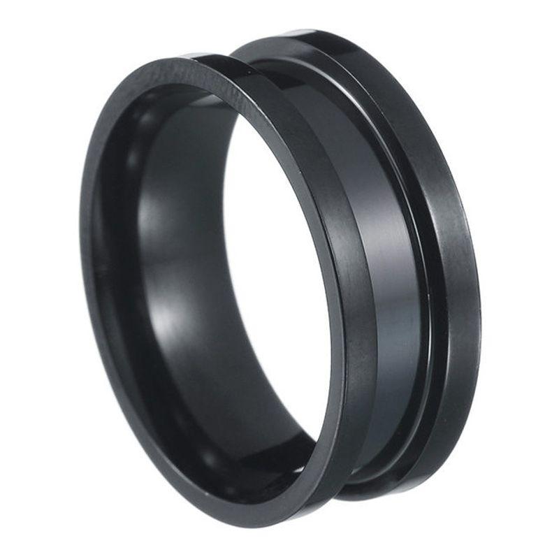 Fashion Popular Jewelry Ornament DIY Handmade Titanium Steel Ring Ring Ring Eardrop Frame 304 Stainless Steel Accessories Thumb Ring