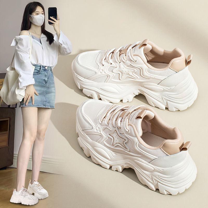 Dad Shoes Women's Spring New Versatile Platform Casual Sneaker Women's Shoes