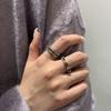 Rainbow Zircon Ring Women'S Light Luxury Niche Design Sense Diamond-Set Exquisite High-End Sense Cold Wind Fashion Personality