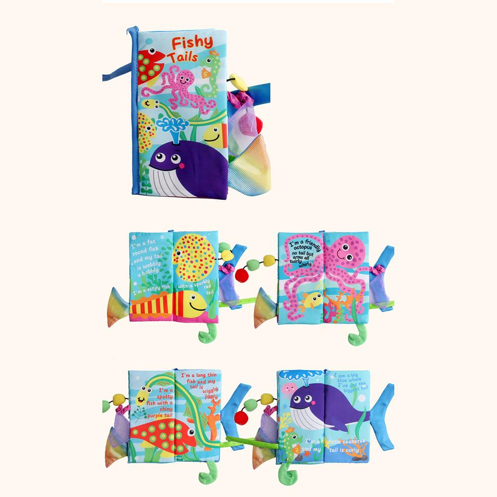 Baby Cloth Books Tear Resistant Cognitive Book Early Education Toys For Toddler