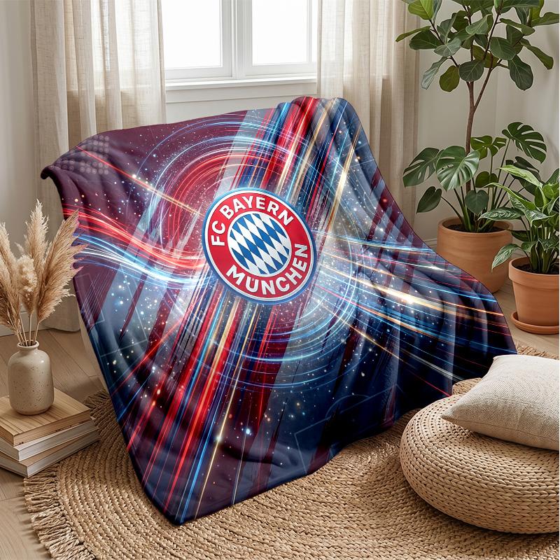 Bayern Munich Theme blanket Soft Flannel Blanket Plush Throw Blanket Cozy Sofa Bed Blanket for Home Decor