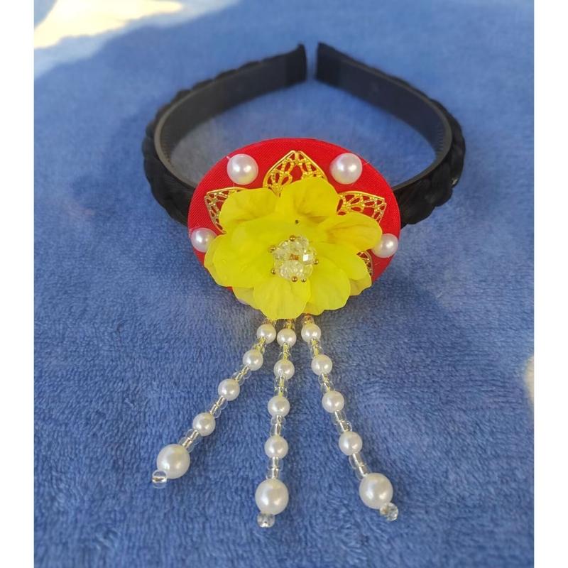 Fashionable Vibranting Korean Styles Shell Flower Hairband Portable Hair Decoration for Festivals and School Event