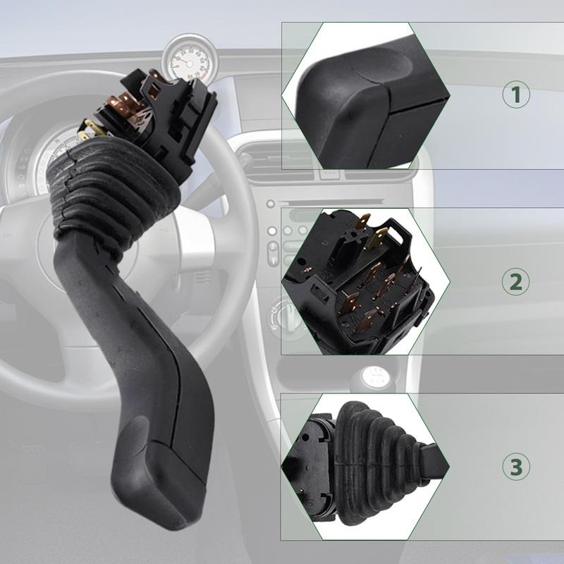 Windshield Wiper Column Combo Switch 1241131 90243394 For Opel Agila 1991-2009  Left Hand Drive
