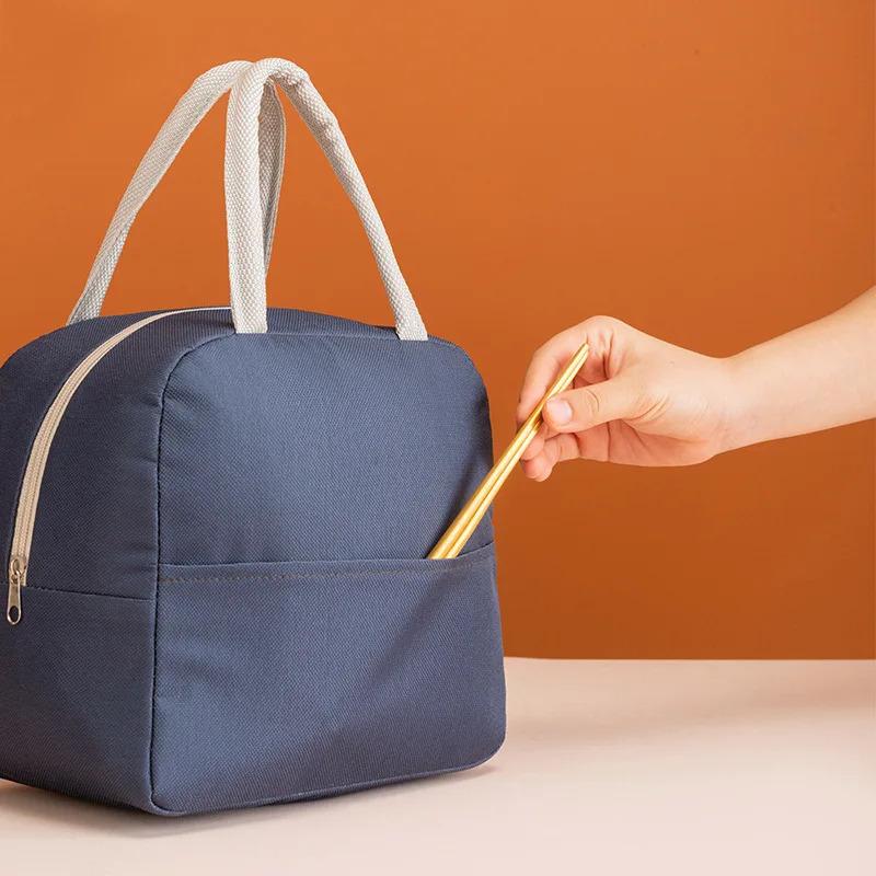 1 Stück isolierte Lunchbox-Tasche, tragbare Lunchtasche, niedliche Cartoon-Bento-Tasche, geeignet für Schüler und Berufstätige
