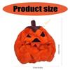 Unique Cartoon Plush Helmets Accessory Lovely Plush Pumpkins Helmets Hat for Bikers and Motorbikers 55KF