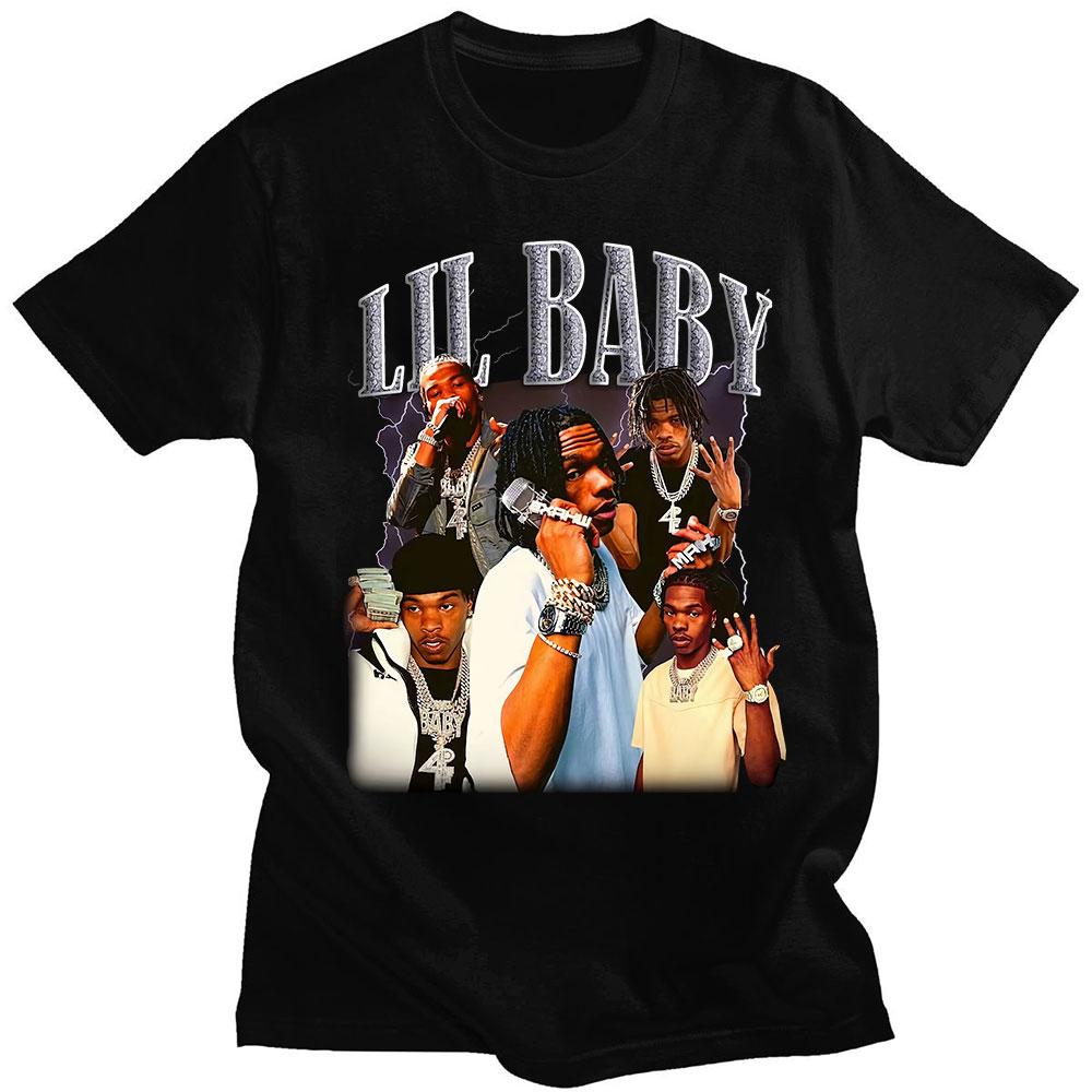 Women T Shirt Hip Hop Rapper Print Tops Black Tshirt Female Summer 90s Girls Graphic Female Summer Sleeved Harajuku Streetwear
