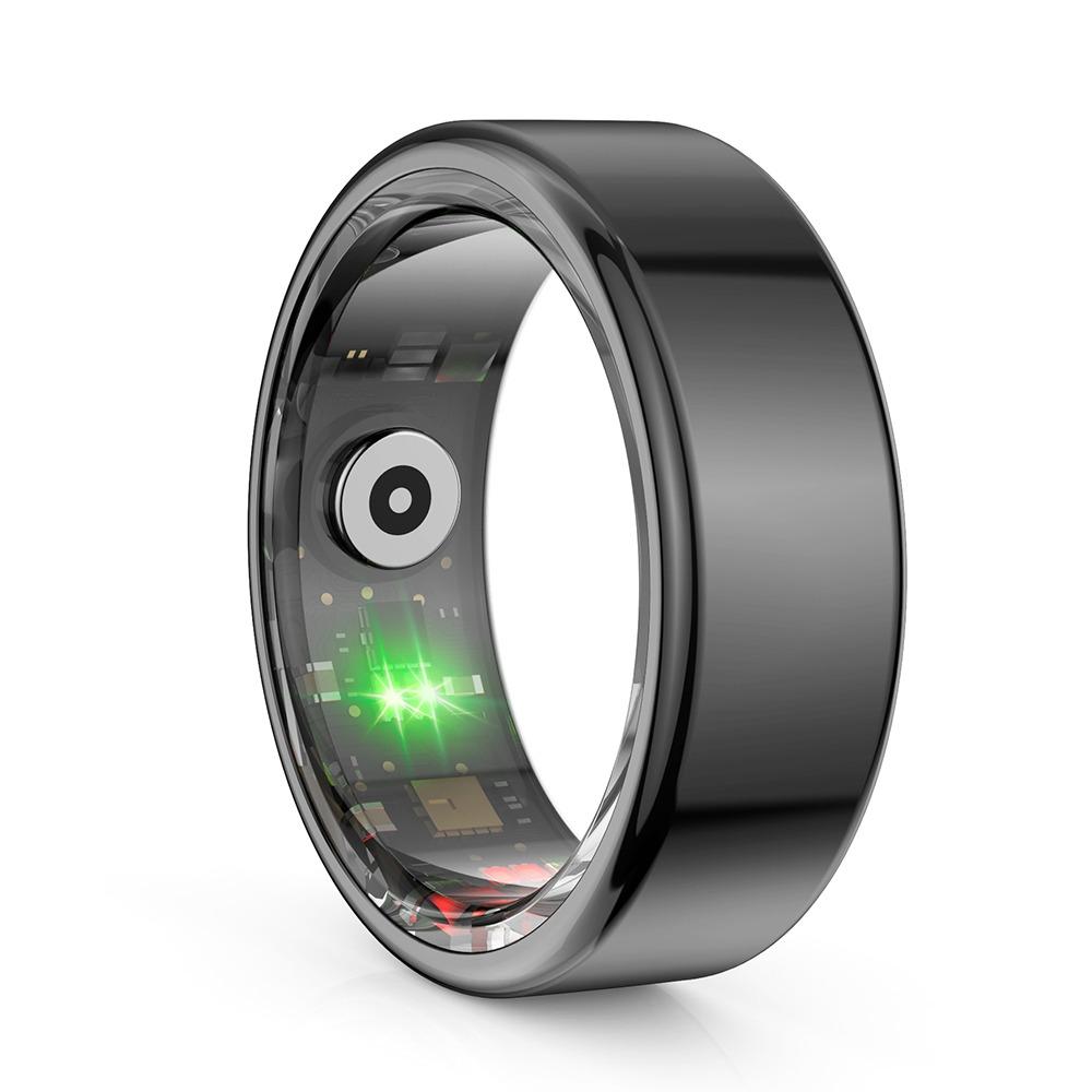 

Водонепроницаемые смарт-кольца IP68 для здоровья, трекер сна/шагов, монитор кислорода в крови, мужские Black 11#