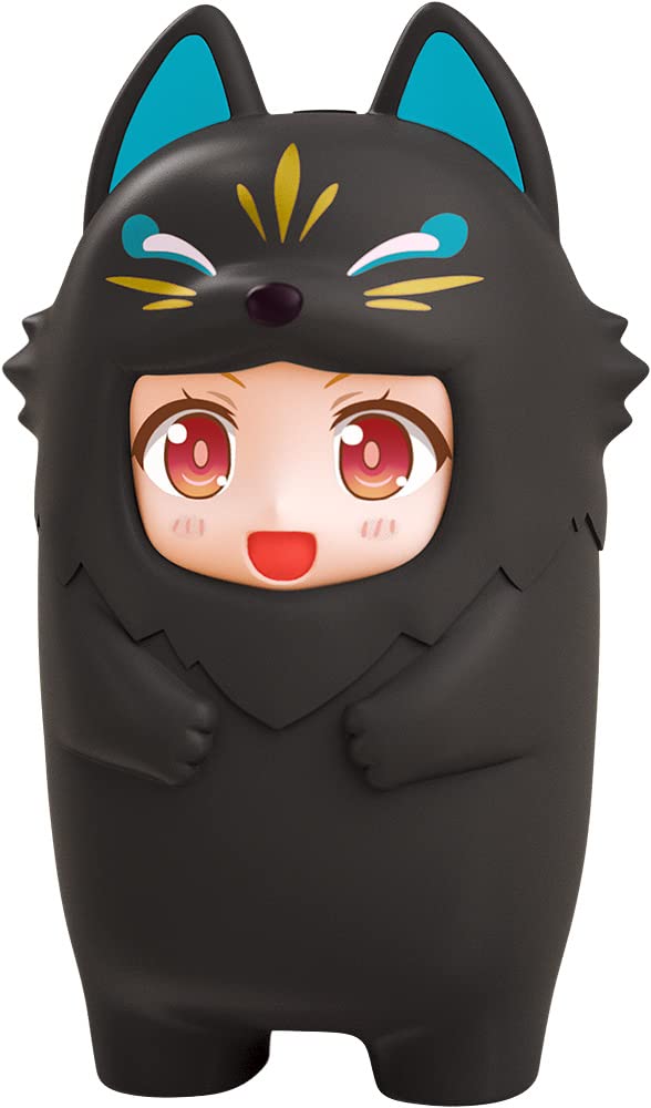 

Nendoroid More Кейс для лицевых частей Кигуруми Пластиковая Полная Фигурка [Чёрный Лис] Немасштабная Предварительно Окрашенная