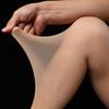 Spring and Autumn Men's Stockings with JJ Set Pantyhose Sexy Slim Mask High Waist Traceless Bottom Stockings + Oil Socks