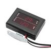 Jauge Numérique Universelle 2 en 1 Température d'Eau + Voltmètre 12V / 24 V avec Capteur M10 pour Voiture / Camion Voltmètre