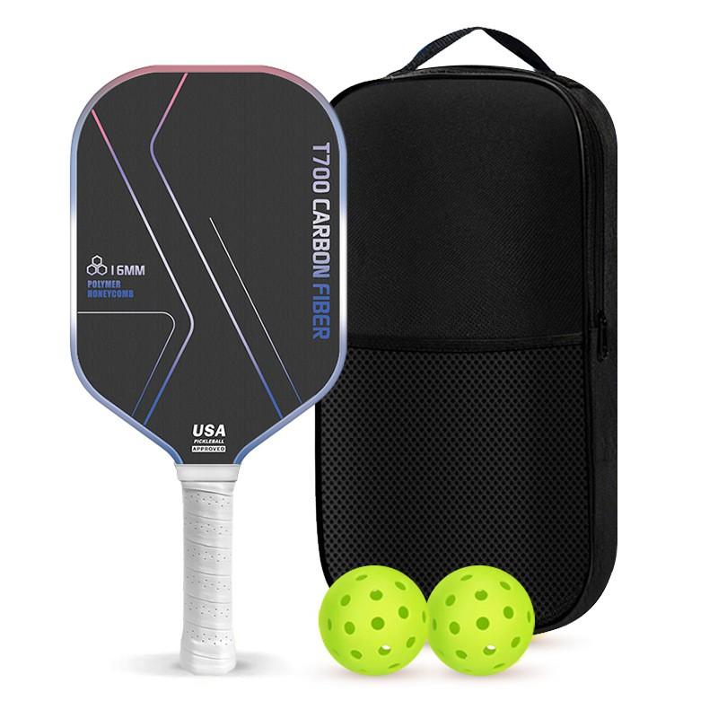 T700 Carbon Fiber Pickleball Paddle Set - Complete Kit All Players