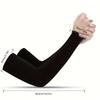Summer Arm Cover UV Protection Breathable Running Arm Sleeves Outdoor Sport Cooling Sunshade Fishing Cycling Ice Silk Arm Guards