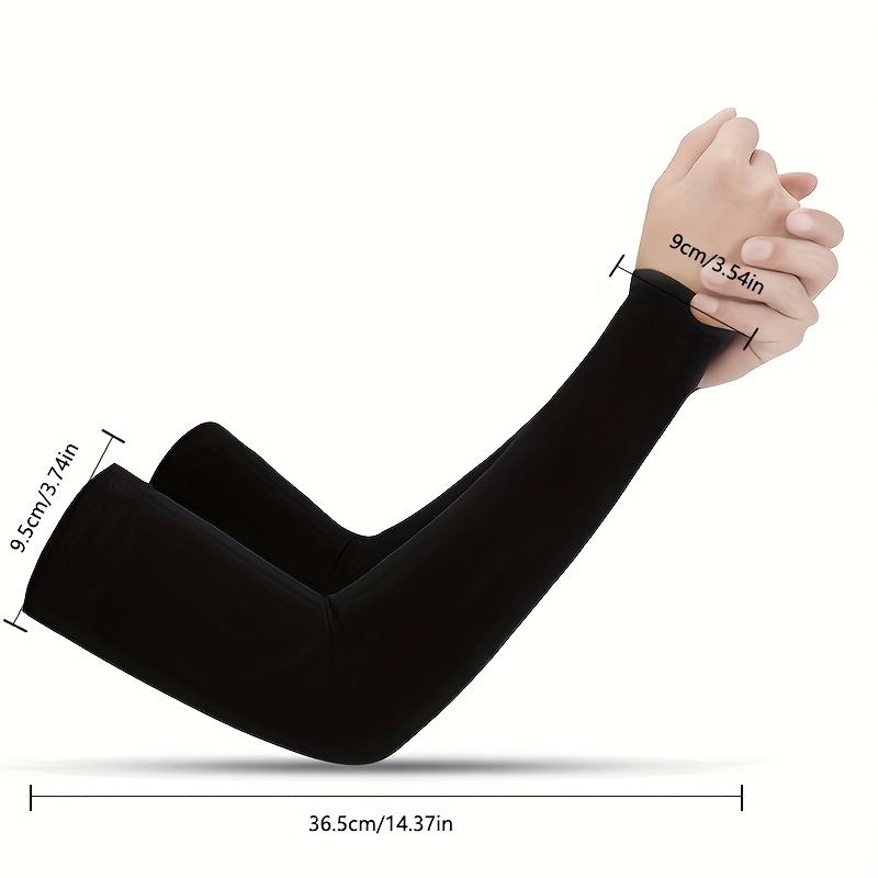 Summer Arm Cover UV Protection Breathable Running Arm Sleeves Outdoor Sport Cooling Sunshade Fishing Cycling Ice Silk Arm Guards
