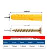 Xinkai Heavy Duty Expansion Anchor and Self-Tapping Screw Kit