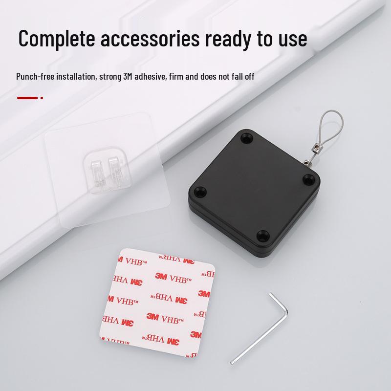 Silent Automatic Punch-Free Door Closer with Buffer