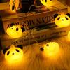 Panda Head LED String Lights - Decorative Night Lights for Kids' Rooms