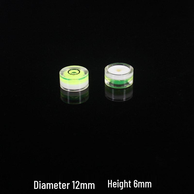 Universal Round Bubble Spirit Level with Green Light