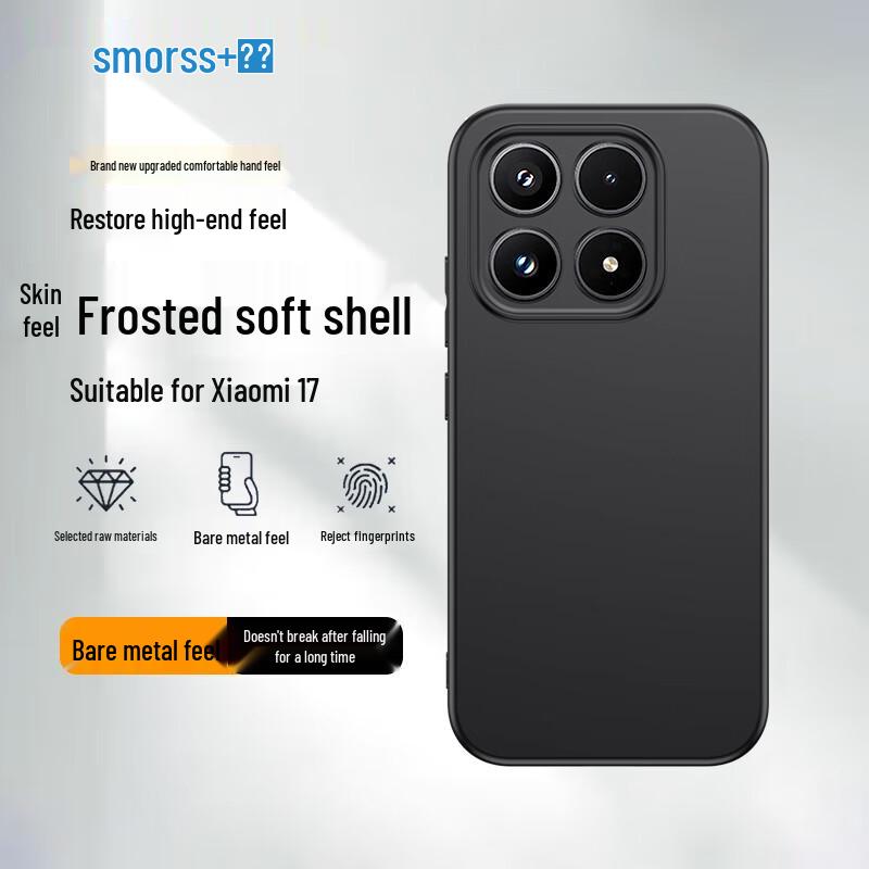 

Smorss Тонкий чехол-накладка с полной защитой от падений Xiaomi 17