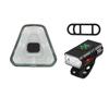 Feu Arrière Vélo LED Lumineux Rouge Arrière Lumière Vélo Lumière Dichroïque Sécurité Cyclisme pour Éclairage Nuit Arrière Feux Arrière Vélo