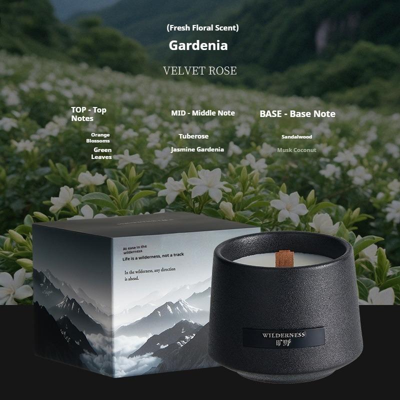 

Scented Candle Cup High-end Home Bedroom Fragrance Ornament Gardenia