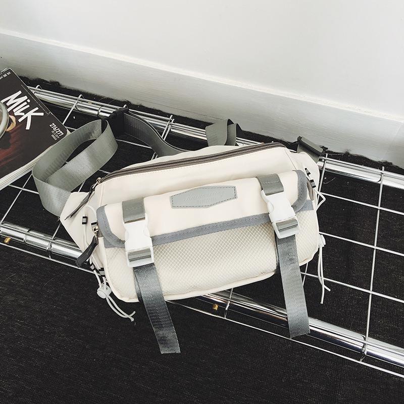 New Cross Body Bag Trend Men's Chest Bag Tide Brand Small Bag Multifunctional Large Capacity Pocket Sports Cycling Backpack