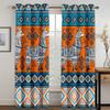 3D Mandala Boho Colorful Curtains Bohemian Flowers Stripes Decor Curtains 2 Panels For Bedroom Living Room Ethnic Vintage Style