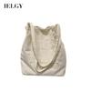 Corduroy Bag Women's Fashion Trend All-match One Shoulder Portable Bucket Bag