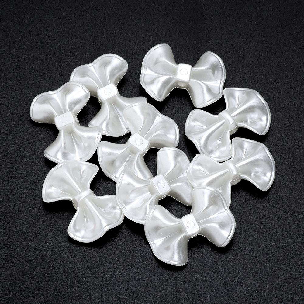 30-100Pcs Multi-shape Acrylic Beads Charms Imitation Pearl Beads For DIY Necklace Bracelet Pendant Jewelry Making Accessories