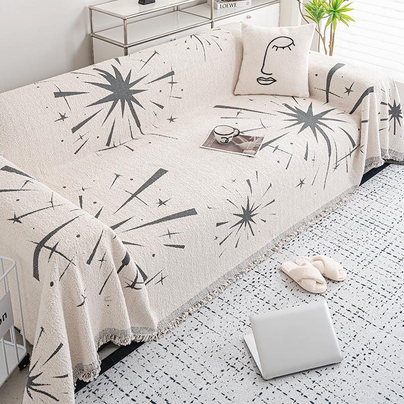 Winter Plüsch Sofabezug Stoff Einteilig Universal All-inclusive Sofakissen Verdickt Rutschfest Sofabezug Vollständige Abdeckung Decke