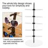 5 Pairs Plastic Eyeglasses Shelf Sun Glasses Display Stand Rack Storage Holder Black