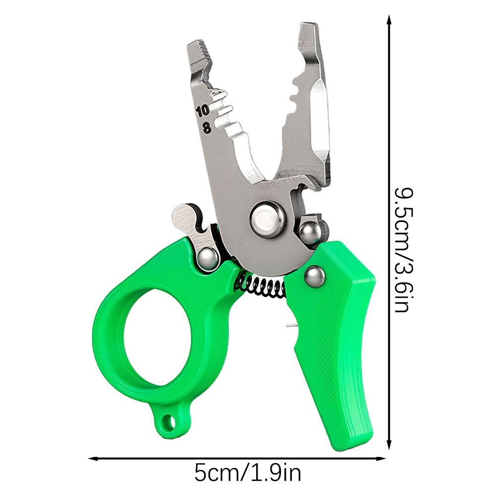 12 In 1Mini Multi Tool Wire Stripper, Insulated Wire Cutter and Stripper Tool, Portable Wires Crimper Punchdown Tools for Home