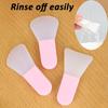 6pack Face Mask Applicator Brushes, Soft Silicone Face Mud Mask Brush, Makeup Gel Mask Spatula, Small Portable Beauty Tools for Skin-care Clay Mask,