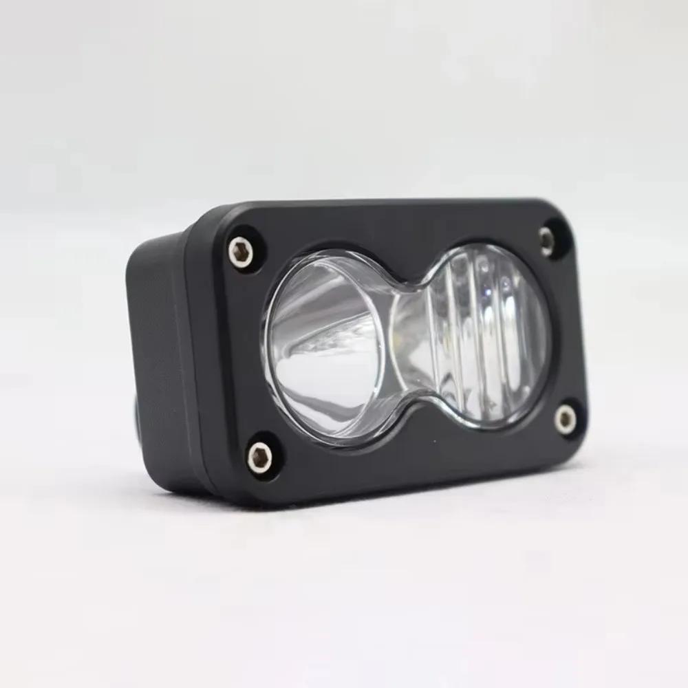 New 1pcs LED Car Headlight for Sur-Ron Segway Talaria 20W LED Headlight Switch White Spot Flood Pod Combo Kit Waterproof