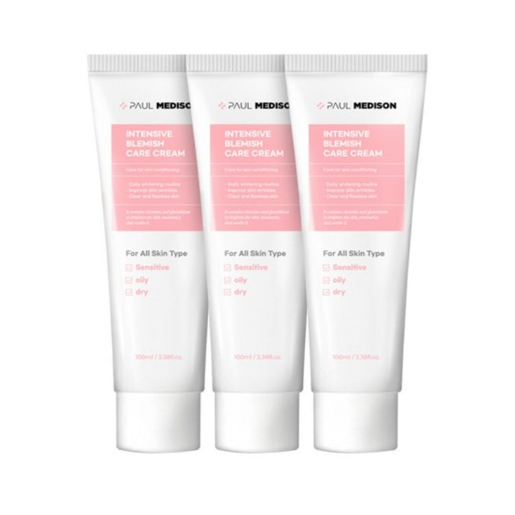 Paul Medison Intensive Blemish Care Cream 100ml*3Pcs/5Pcs