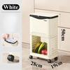 Kitchen Trash Cans Multi Functional Large Capacity Trash Bins Litter Bins Recycling Kitchen Food Waste Disposal with Wheels