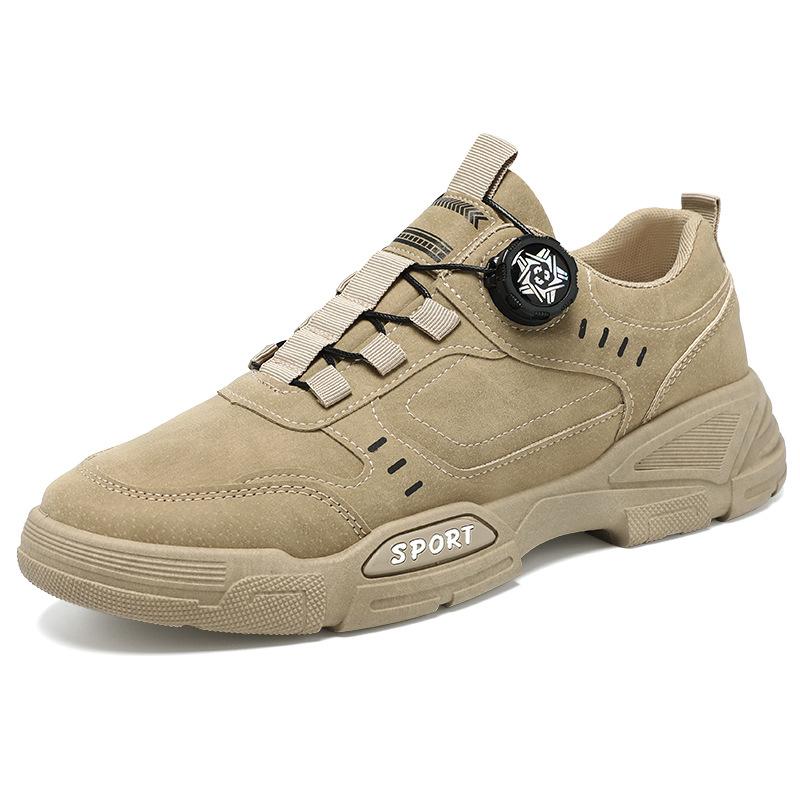 Men's Shoes New Spring Martin Boots Men's Non-slip Waterproof Wear-resistant Shoes Low-top Short Boots Boots