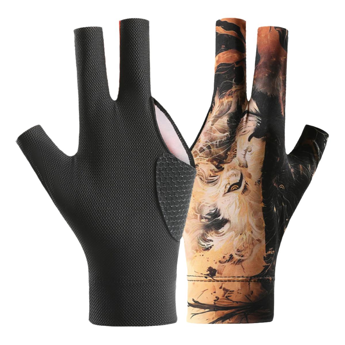 

Durable And Safe Loogdeel 1Pcs Billiards Gloves Breathable Smooth Soft Silicone High Elasticity Professional Billiards Fingerless Snooker Pool