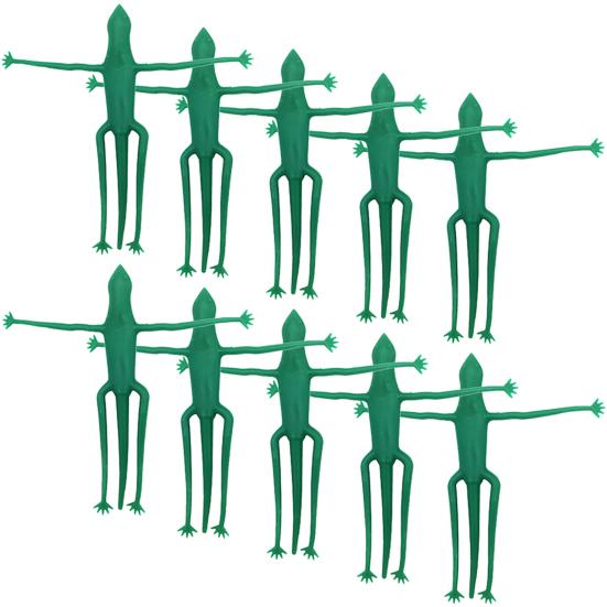 10Pcs Decorative Frog Plant Tie Twist Bendable Reusable Plant Cable Ties Twisting Garden Animal Shaped Tree Branch Plant Support