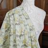 Embossed Jacquard Fabric White Beige Goldfish Design Sewing Material Cheongsam Dress Party Garment Wide 150cm Sold By Meter