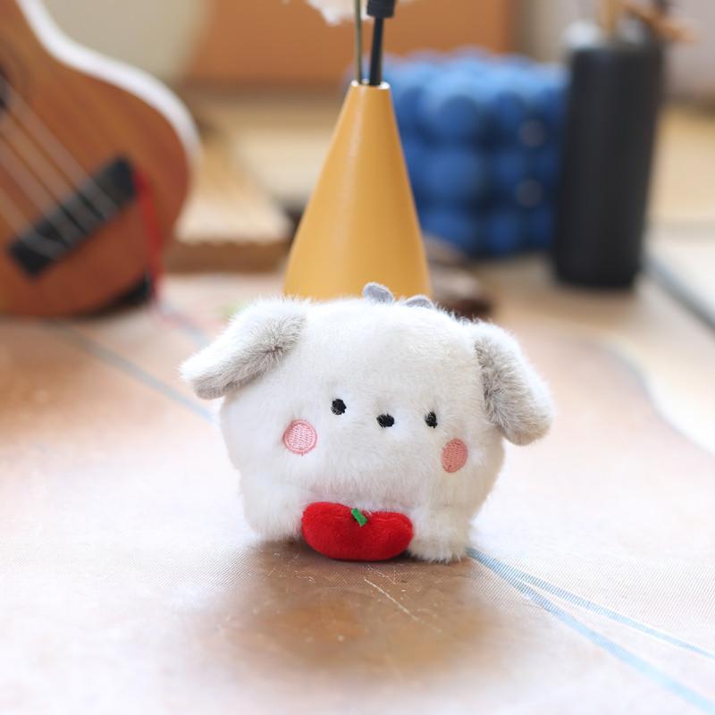 Cute Little Frog Pendant Plush Toy Doll Kitten Bunny Bag Hanging Keychain Doll