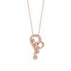 ESTELLE [WEB Exclusive] Cubic Zirconia 10K Pink Gold Heart Motif Necklace 0452-1191-0014-0000