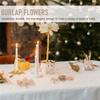 M-Modern-24Pcs In 1 Set Burlap Flower Vintage Handmade Linen Materials Jute Flower Decoration For Wedding Christmas DIY