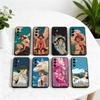 M-Mononoke H-Hime San-MHS Phone Case Black Silicone Soft For Samsung Galaxy A73,A72,A71,A70,A53,A52,A51