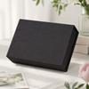 Magnetic Close Card Organizer Linen Fabric Fabric Box Document Holder  For Jewelry Storage